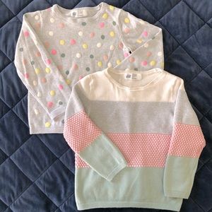 Set of Toddler H&M sweaters